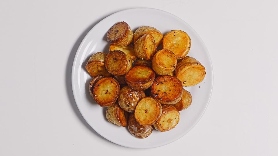 Yukon Golds are our choice for Perfectly Roasted Potatoes.