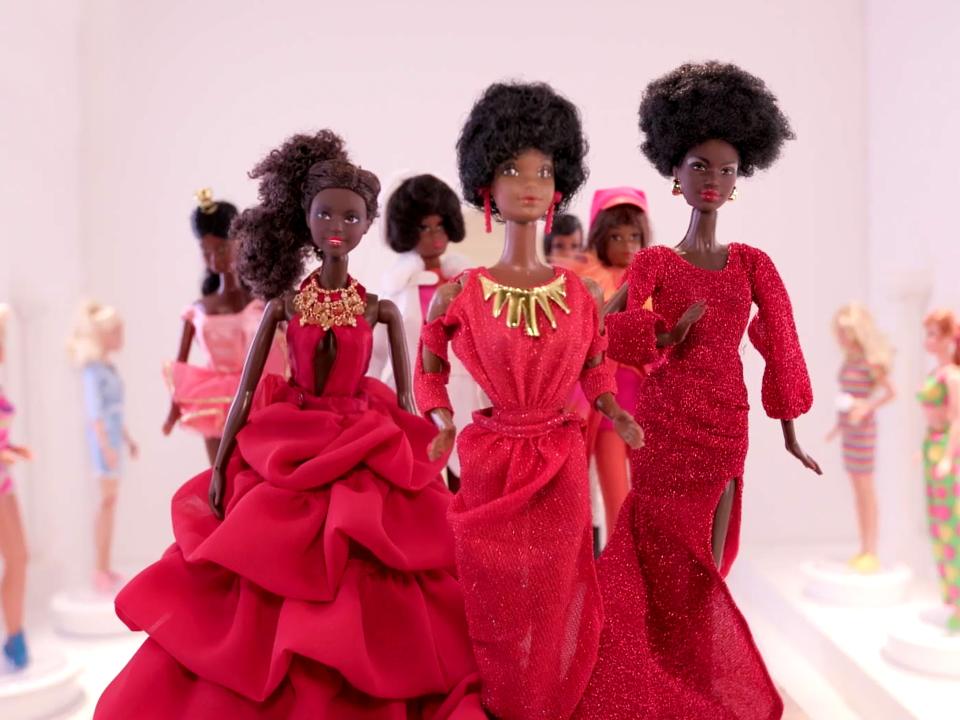 Black Barbie dolls