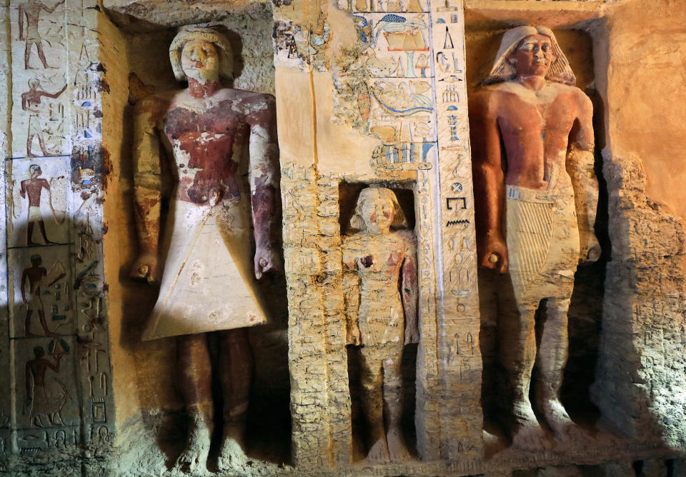 <p>La tumba tiene 4.400 años de antigüedad y está en muy buen estado de conservación.<br>Foto: REUTERS/Mohamed Abd El Ghany </p>