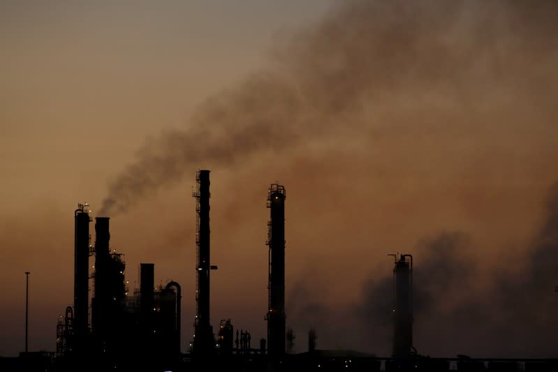 A general view shows Mexican state oil firm Pemex's Cadereyta refinery, in Cadereyta