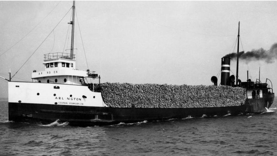 When it sank on May 1, 1940, SS Arlington was carrying grain. - Shipwreck Historical Society