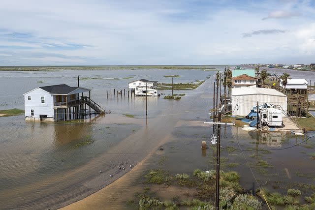 <p>Eddie Seal/Bloomberg via Getty Images</p> The aftermath of Hurricane Beryl in Texas