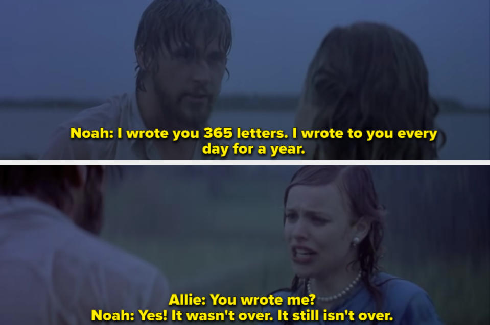 "You wrote me?"