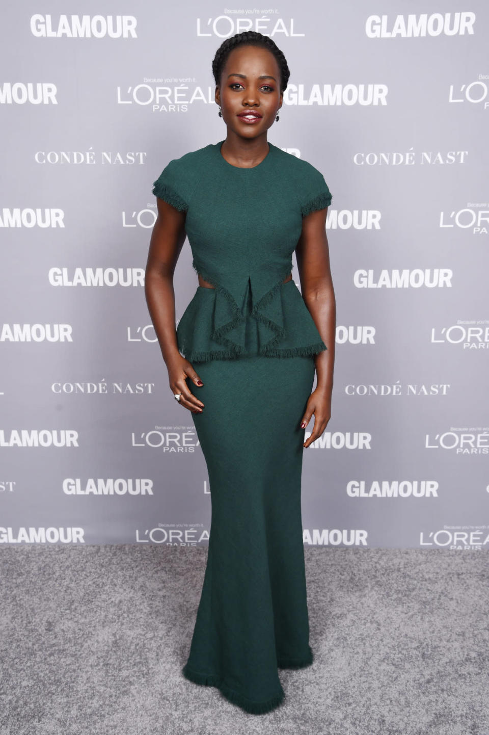 Lupita Nyong’o in Jason Wu at the 2015 Glamour Women Of The Year Awards.