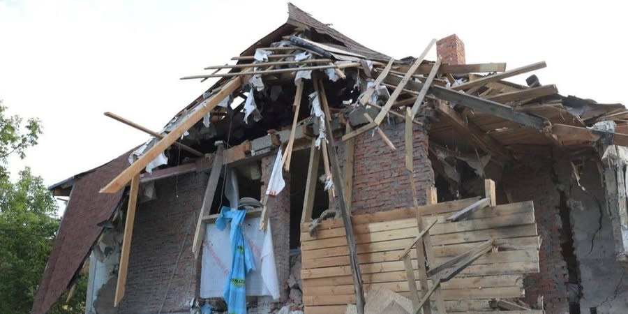 Consequences of the Russian rocket strike on Kharkiv