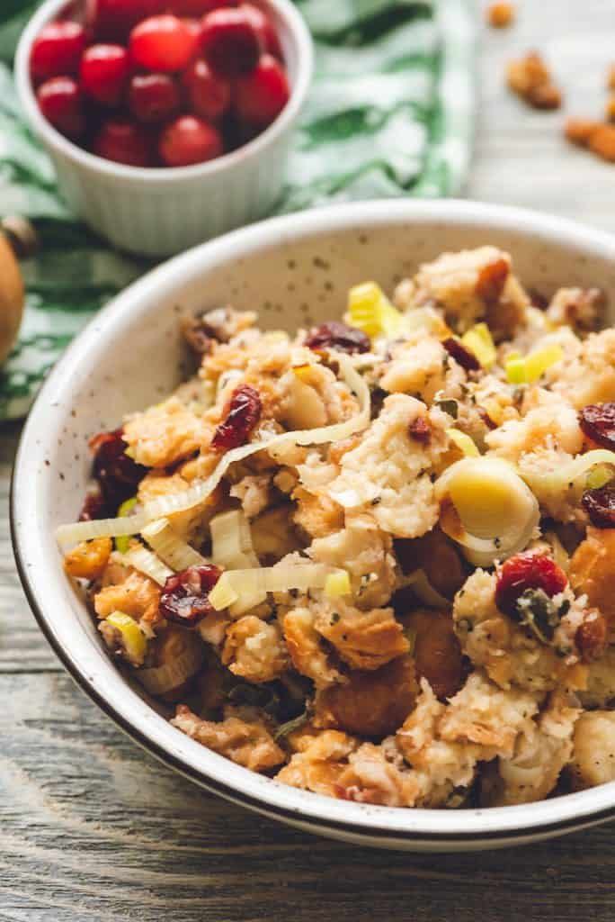 crock pot cranberry pecan stuffing