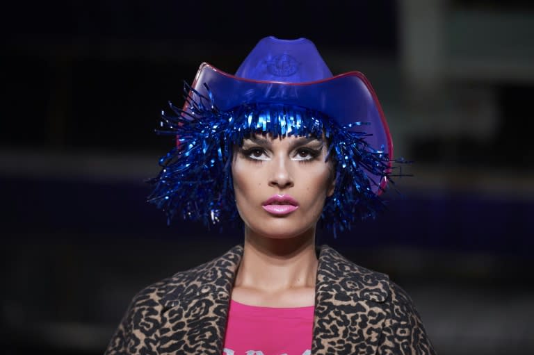 Nicopanda featured little neon cowboy hats in a twist on traditional western wear