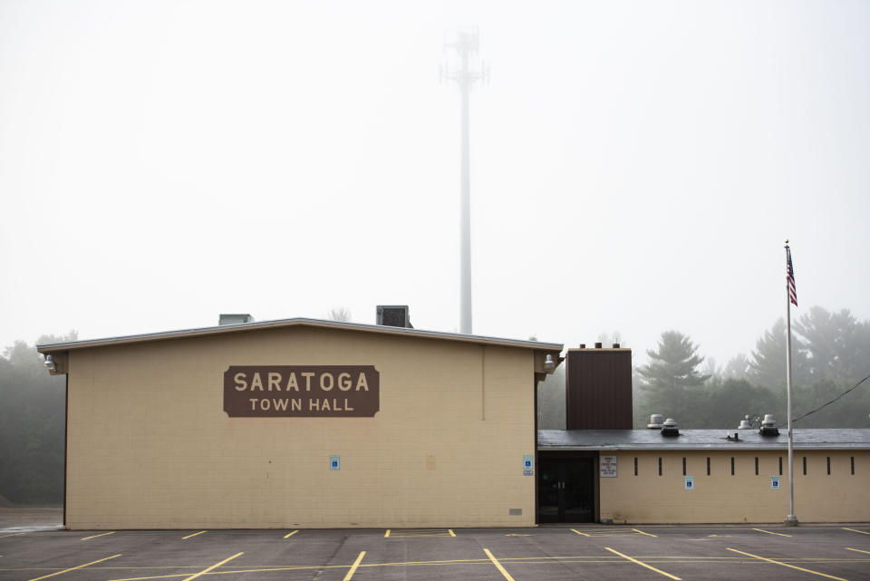 Downtown Saratoga, Wisconsin, on Sept. 20. (Photo: )