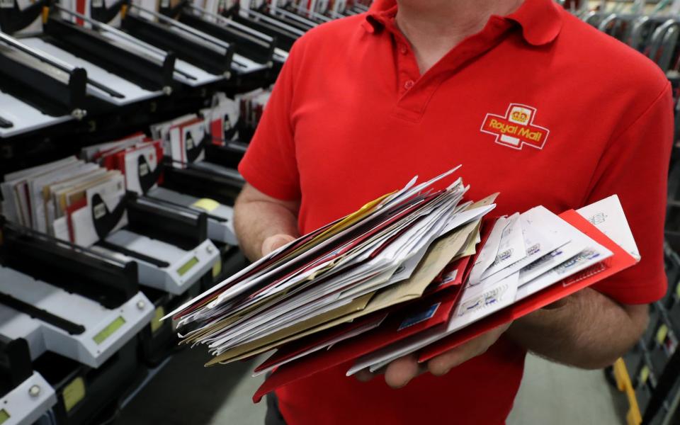 Royal Mail - Credit: Andrew Milligan/PA Wire