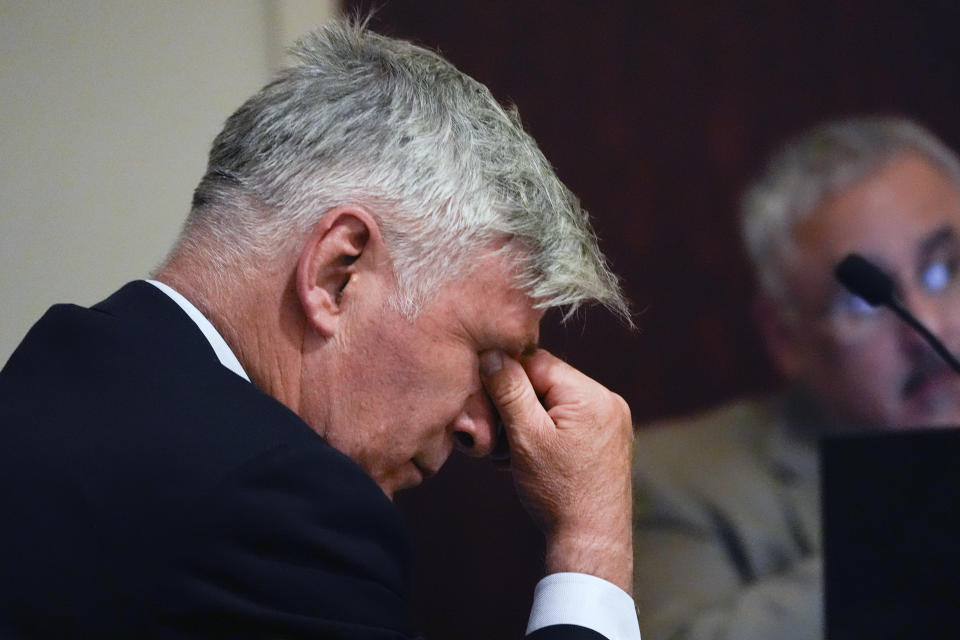 Alec Baldwin in court on Monday