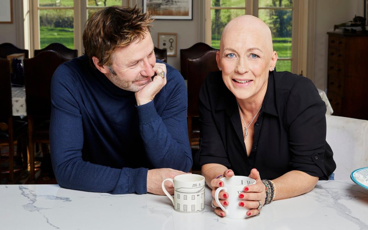 Sarah Beeny with her husband Graham, whom she describes as her rock