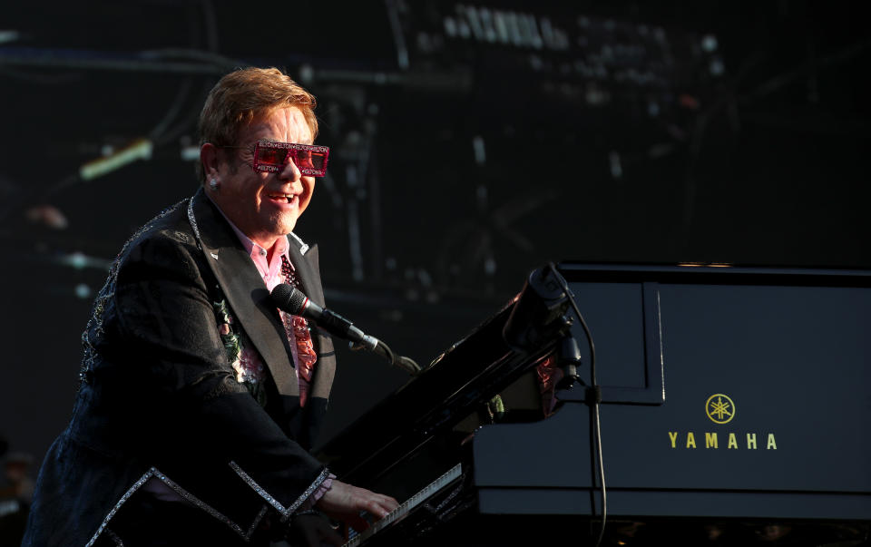 Elton John. REUTERS/Denis Balibouse