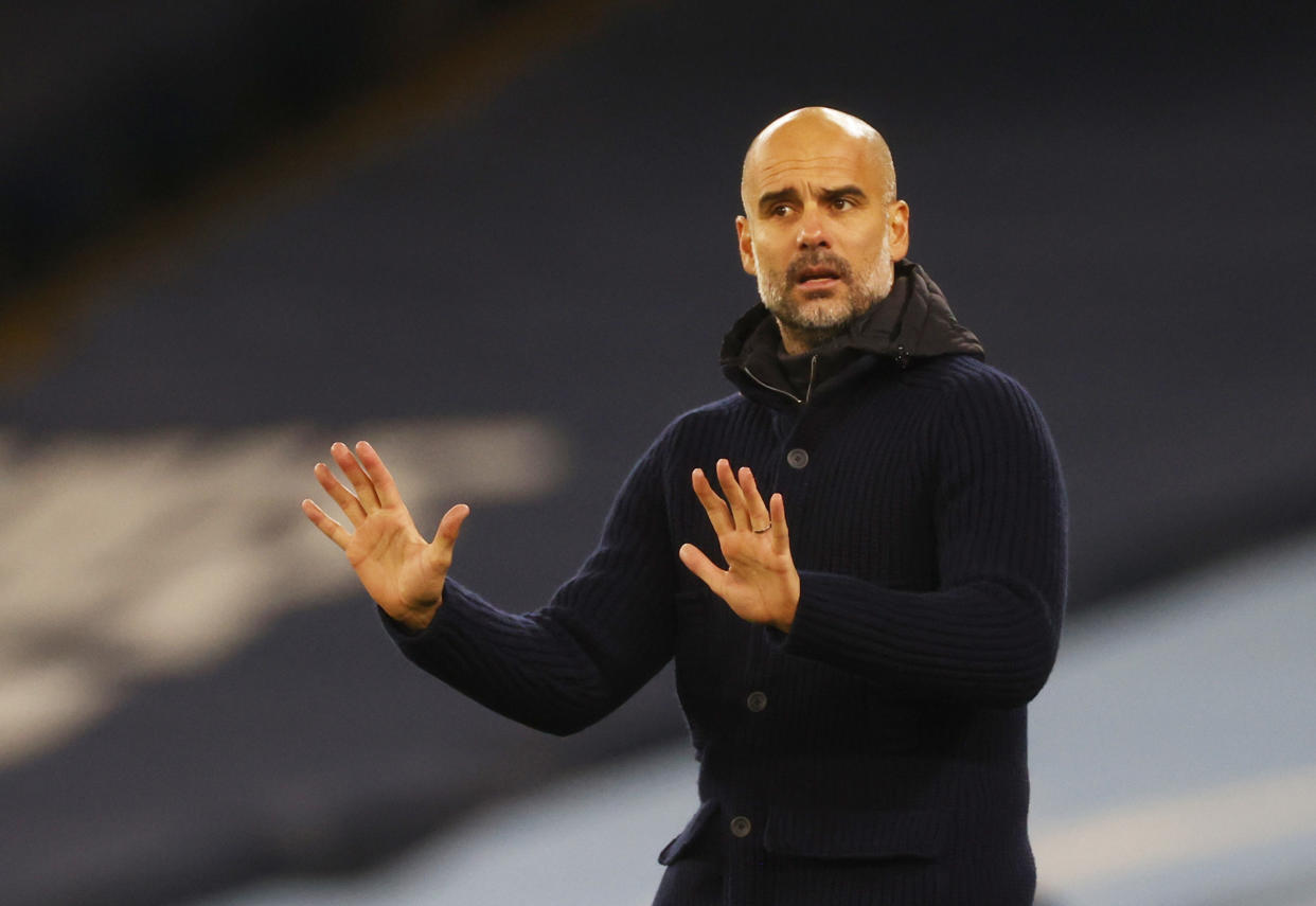 Manchester City manager Pep Guardiola.