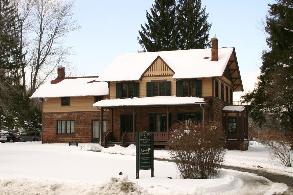 The Demarest Lyle House, shown five years ago, is now a trendy bar and restaurant.