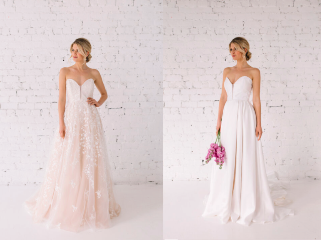 reversible wedding dresses ...