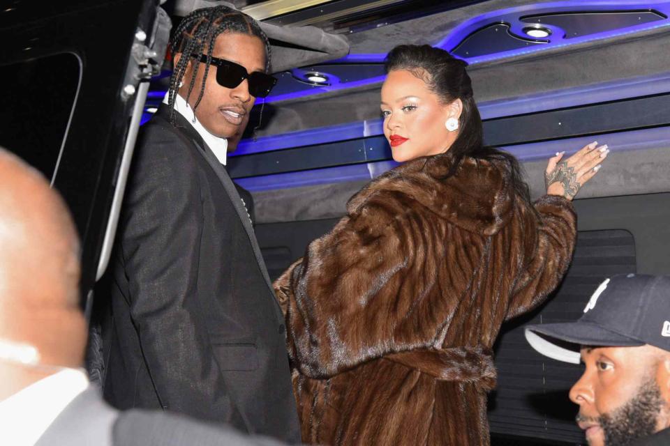 Steve Eichner/WWD via Getty A$AP Rocky and Rihanna