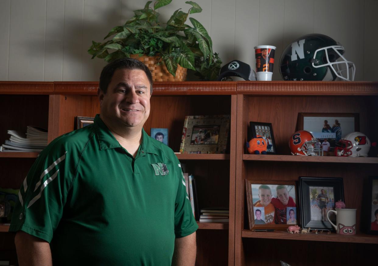 Joe Clark, Nordonia City School superintendent, photographed at Nordonia Board of Education in 2020.