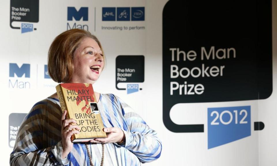 Mantel wins the 2012 Man Booker prize for Bring Up the Bodies.