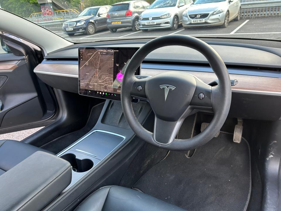 Telsa Model 3 interior