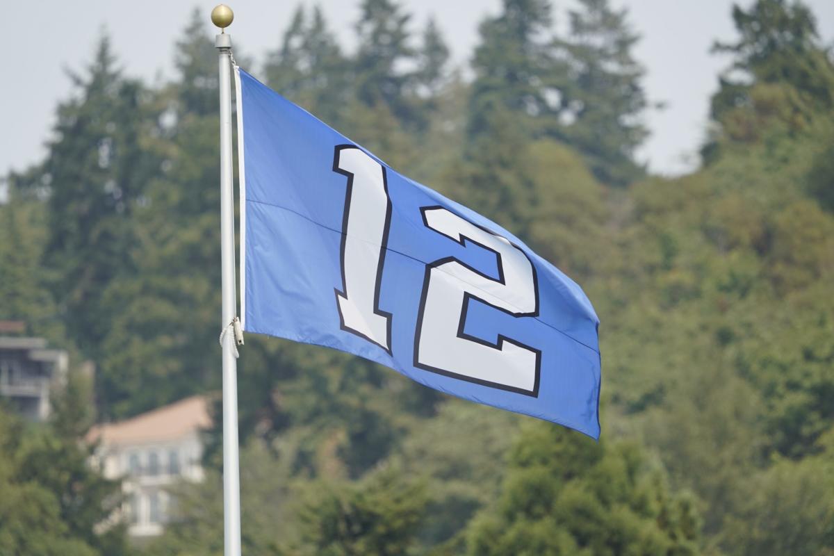 Seattle Seahawks - Another big moment for the Big Dumper! Seattle Mariners  catcher Cal Raleigh will be raising the 12 Flag today!