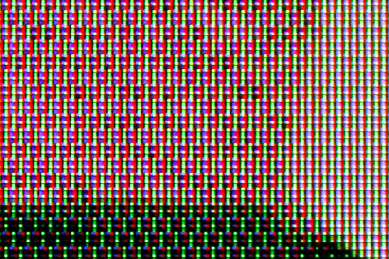 This new cross-hatch pattern-looking sub-pixel layout plays a role in improving the viewing angles.