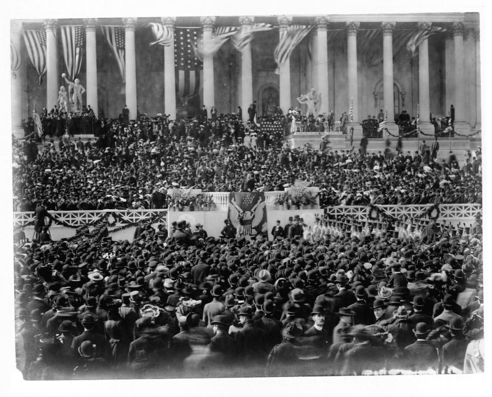 Theodore Roosevelt's second inauguration&nbsp;on&nbsp;March 4, 1905.