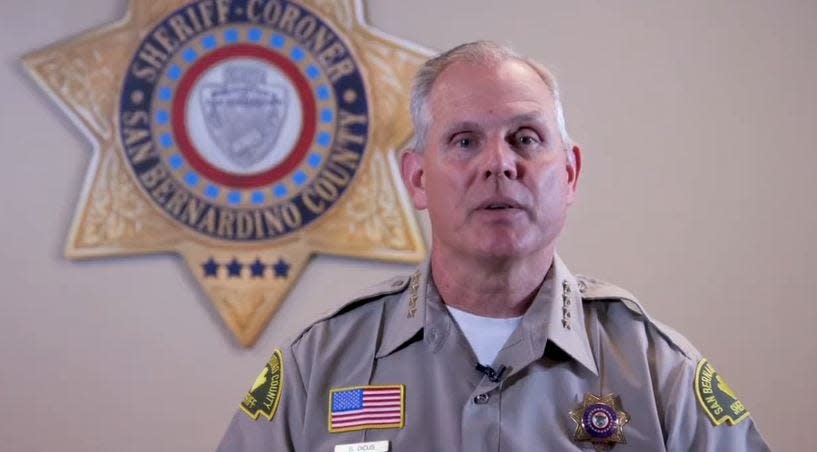 San Bernardino County Sheriff Shannon Dicus discusses the fatal shooting of Savannah Graziano, 15, in a video posted to social media on Nov. 28, 2022.