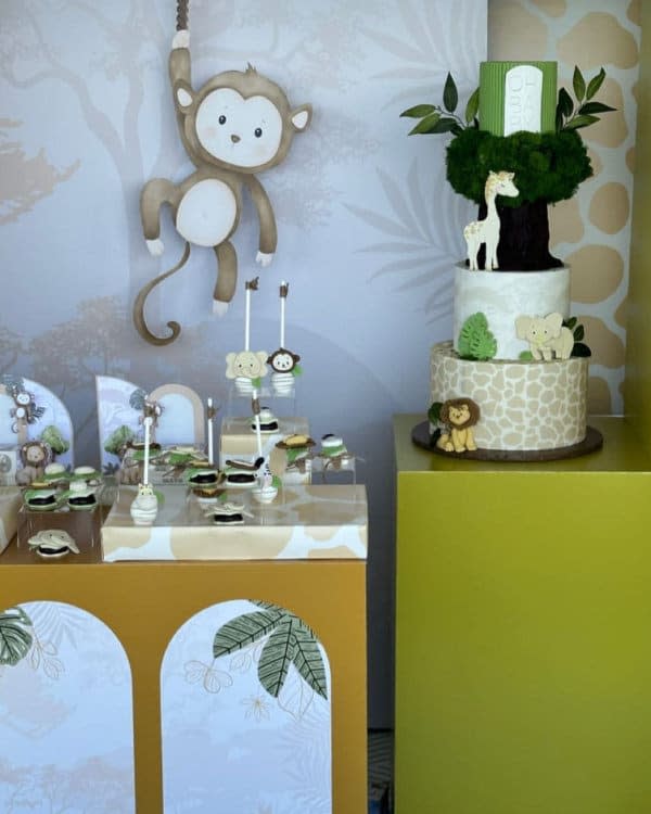 Decoración del baby shower de Nadia Ferreira 