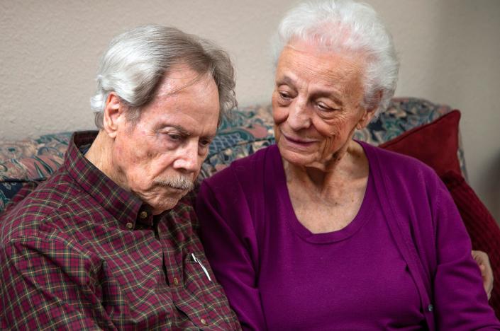 Frank and Betty Lusk are in their late 80s and say they were pressured into buying a $150,000 timeshare with $19,000 yearly maintenance fees by Diamond Resorts. They talk about their ordeal at their West Valley home March 19, 2019.