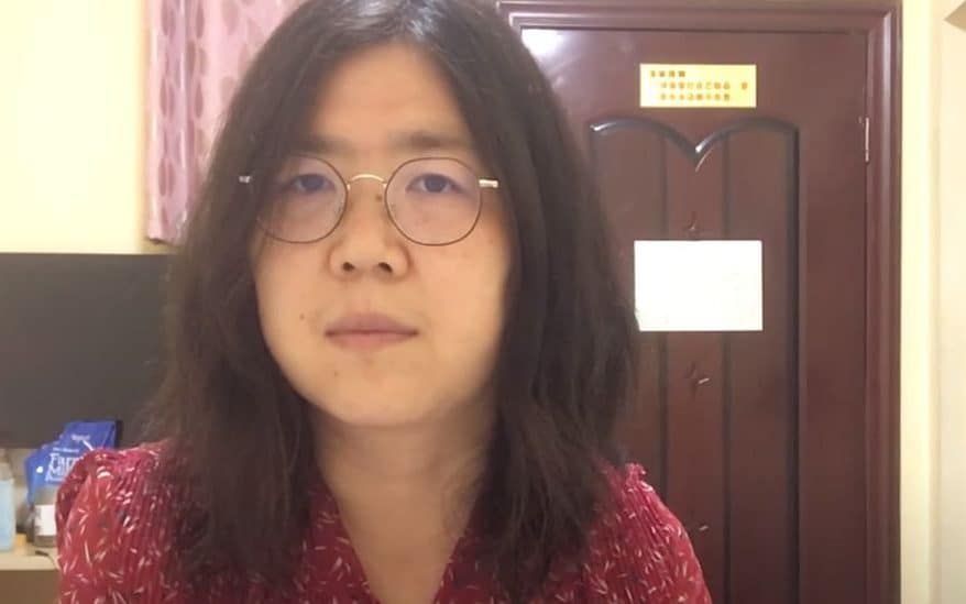 Zhang Zhan has been held in detention since she was arrested in May - YouTube