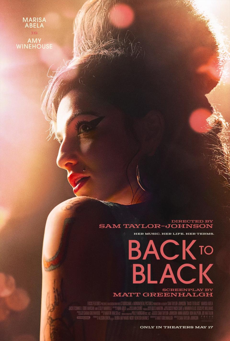 "Back to Black," a new film depicting Amy Winehouse's rise to fame and musical journey, releases in the US on May 17 for one day in theaters only.