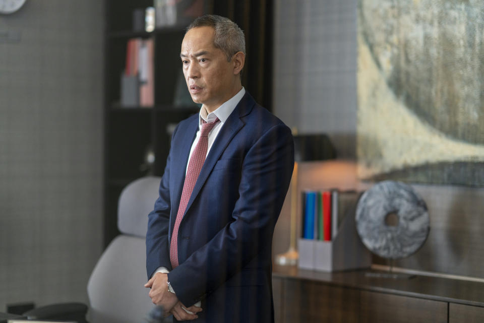 Ken Leung in the Season 2 finale of 'Industry'<span class="copyright">Nick Strasburg—Courtesy of HBO</span>