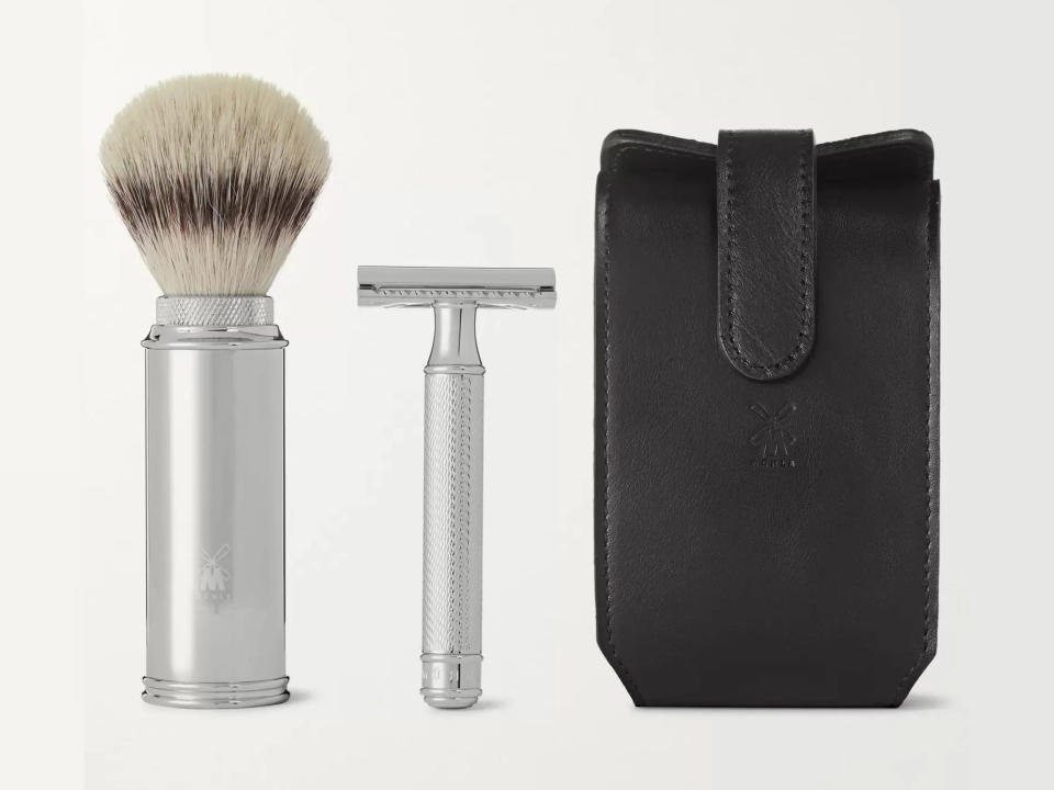 Mühle Chrome-Plated Safety Razor Travel Shaving Set