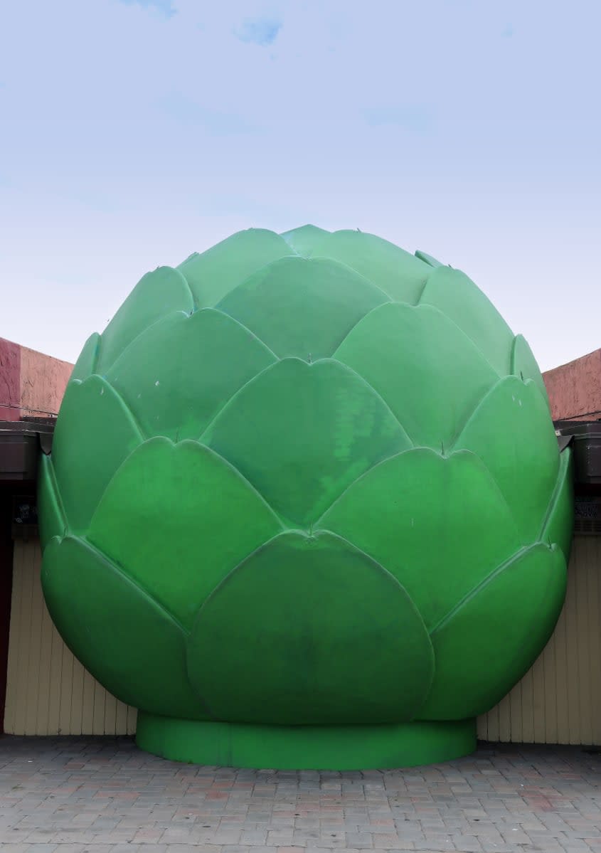 The World's Largest Artichoke Statue in Castroville, California