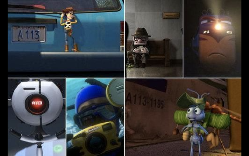 Some of the A113 appearances are subtler than others (credit: Pixar)