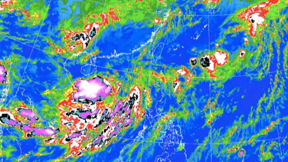 今年第2號颱風「馬力斯」最快明天上午生成。（圖／氣象署）