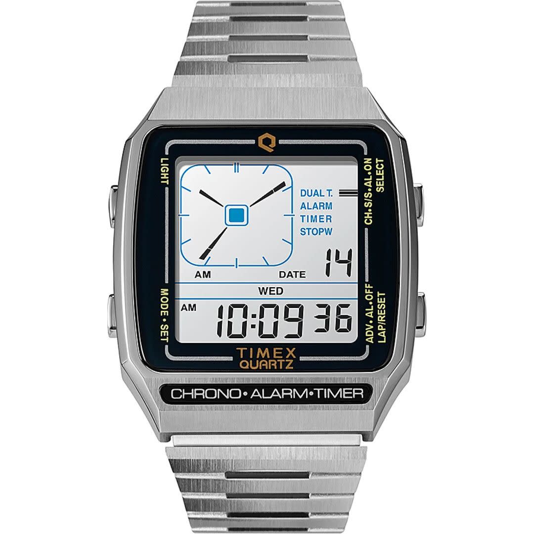 <p><a href="https://go.redirectingat.com?id=74968X1596630&url=https%3A%2F%2Fwww.timex.com%2Fq-timex-reissue-digital-lca-32.5mm-stainless-steel-bracelet-watch%2FQ-Timex-Reissue-Digital-LCA-32.5mm-Stainless-Steel-Bracelet-Watch.html&sref=https%3A%2F%2Fwww.menshealth.com%2Fstyle%2Fg38596438%2Fbest-watches-for-men%2F" rel="nofollow noopener" target="_blank" data-ylk="slk:Shop Now;elm:context_link;itc:0;sec:content-canvas" class="link rapid-noclick-resp">Shop Now</a></p><p>Q Timex Reissue LCA Digital</p><p>timex.com</p><p>$149.00</p>