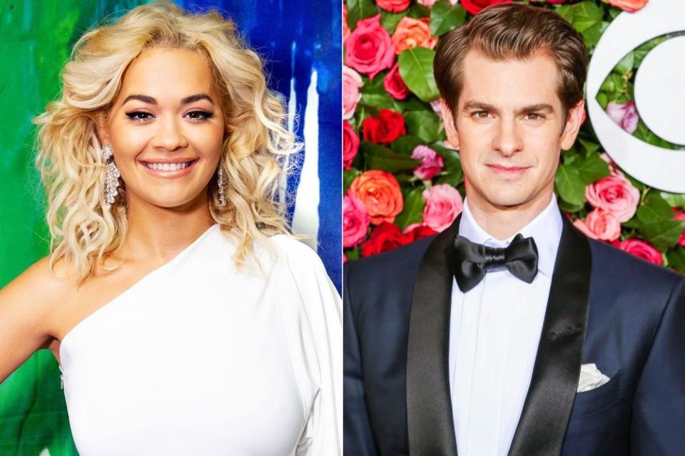 Rita Ora and Andrew Garfield