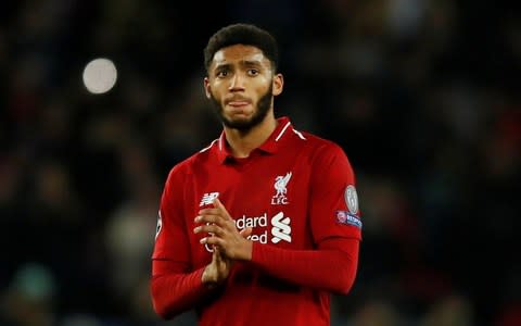Joe Gomez is injured - Liverpool consider handing FA Cup debut to 16-year-old Ki-Jana Hoever - Credit: Reuters