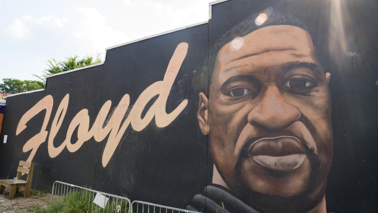 George Floyd mural