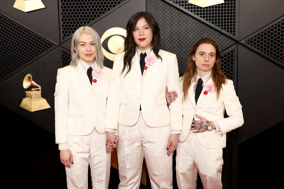 Boygenius at the 2024 Grammys