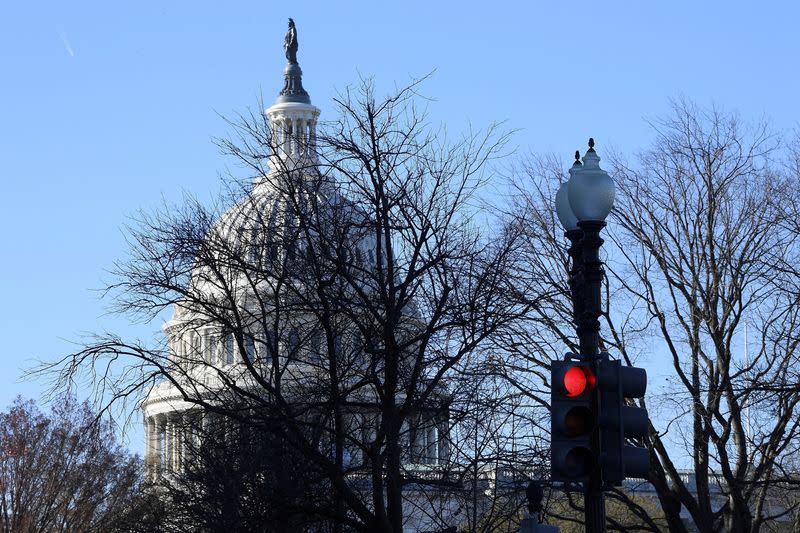FILE PHOTO: The U.S. Capitol dome is seen in the morning sun