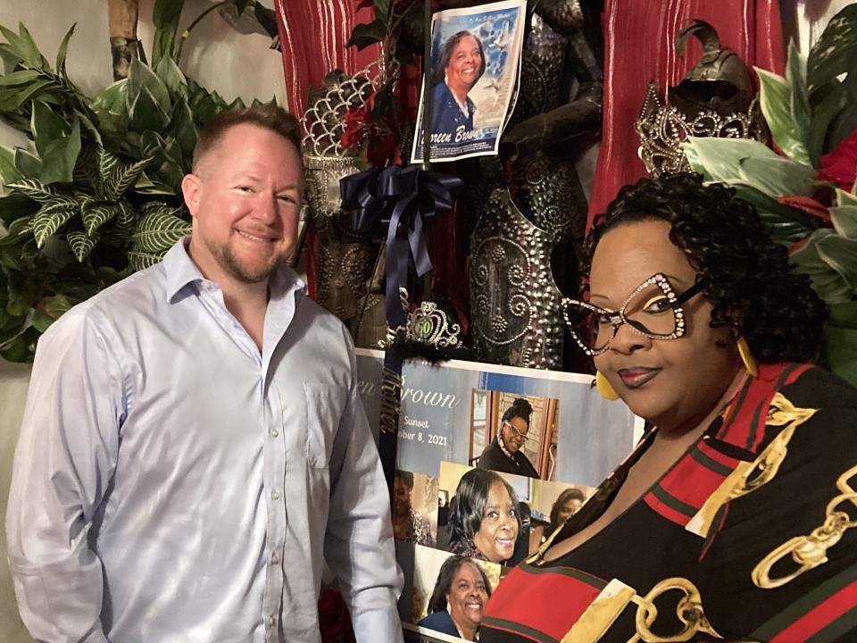 Dr. Brice Smith, left, and Janice Toy are leading a project to tell the stories and history of Milwaukee's LGBTQ+ community called the House of History.