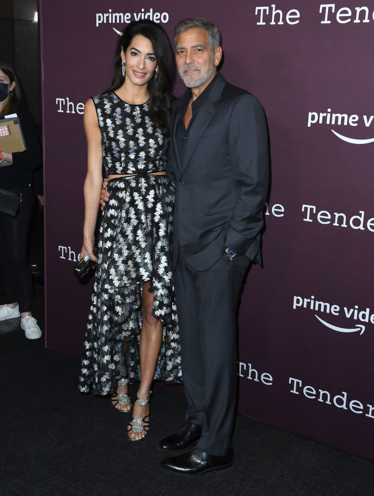 The couple appeared at the Los Angeles premiere of The Tender Bar last week. (Getty Images)