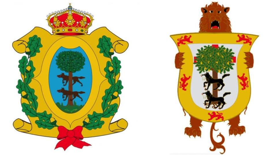 Escudos Durango y Vizcaya