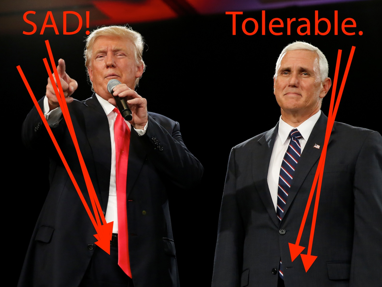 trump pence tie photo