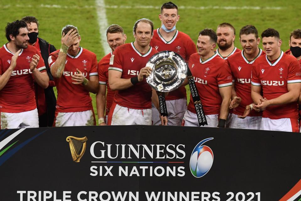 <p>Wales won their first Six Nations Triple Crown since 2019</p> (AFP via Getty Images)