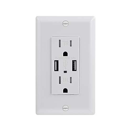 2) USB Charger Power Outlet