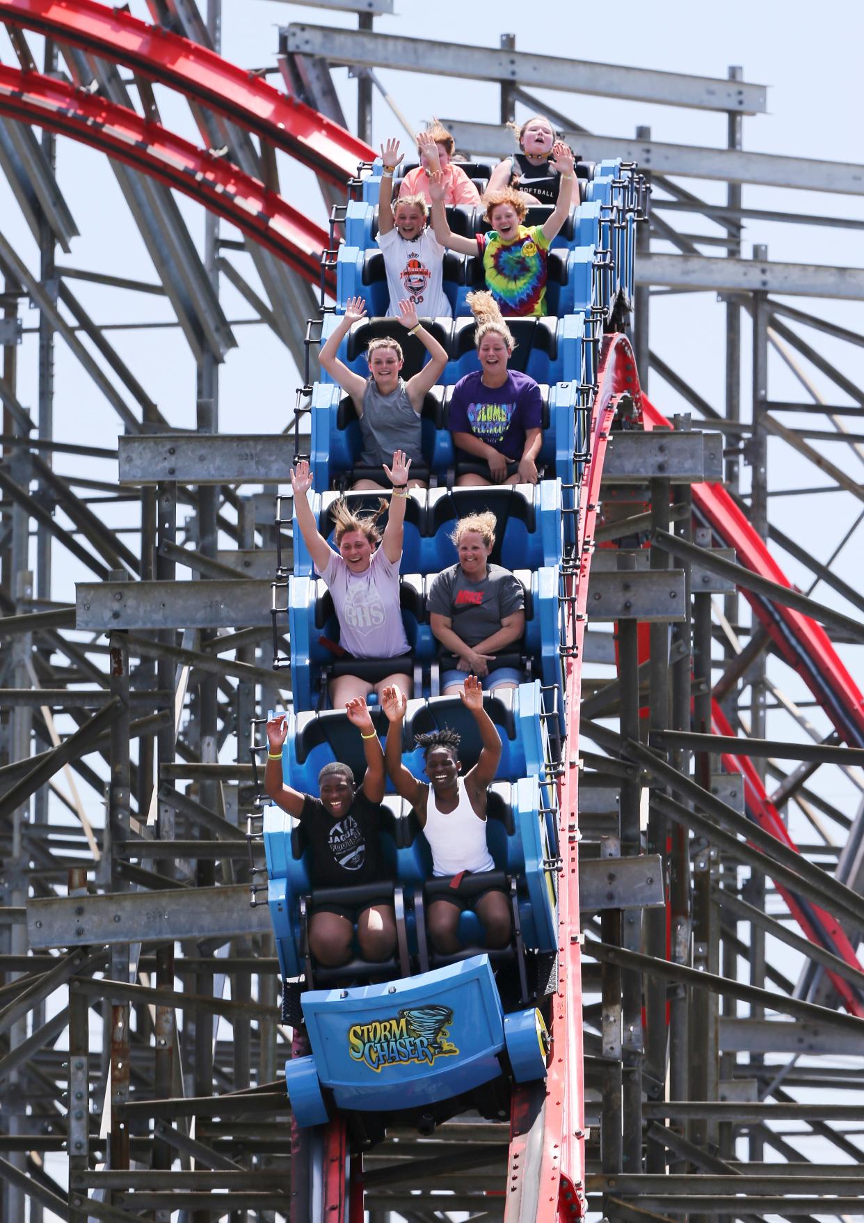 Kentucky Kingdom is one of several nearby amusement parks with new attractions this year.