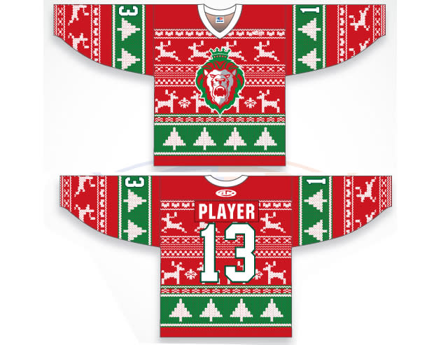 Ontario Reign Hockey Custom Ugly Christmas Sweater - BiShop - Tagotee